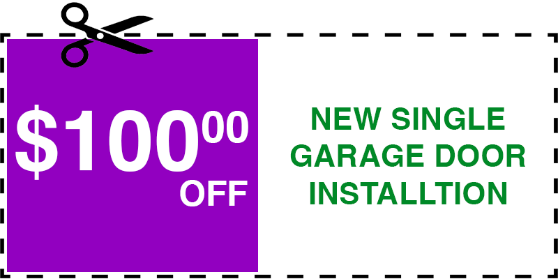 100 off garage door repair Rego Park