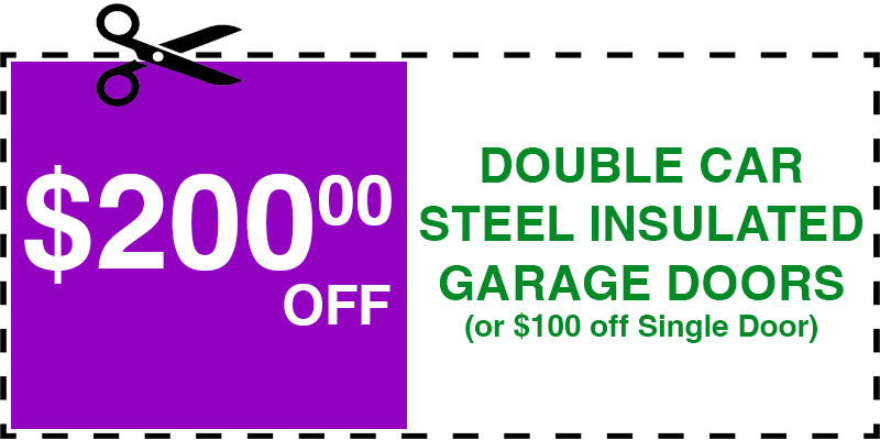 200 off garage door repair Rego Park