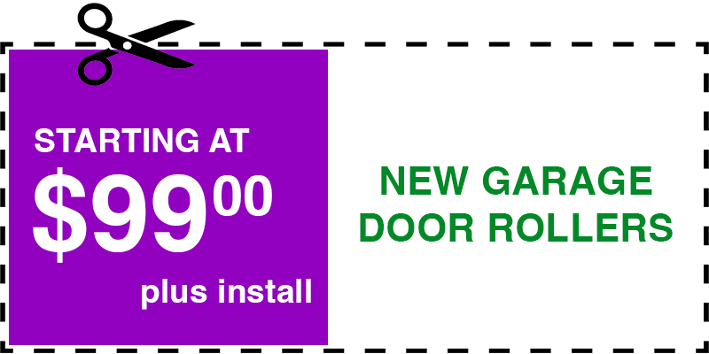 99 new garage door rollers Rego Park